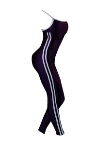 SKTF024 backless yoga fitness jumpsuit 45 degree